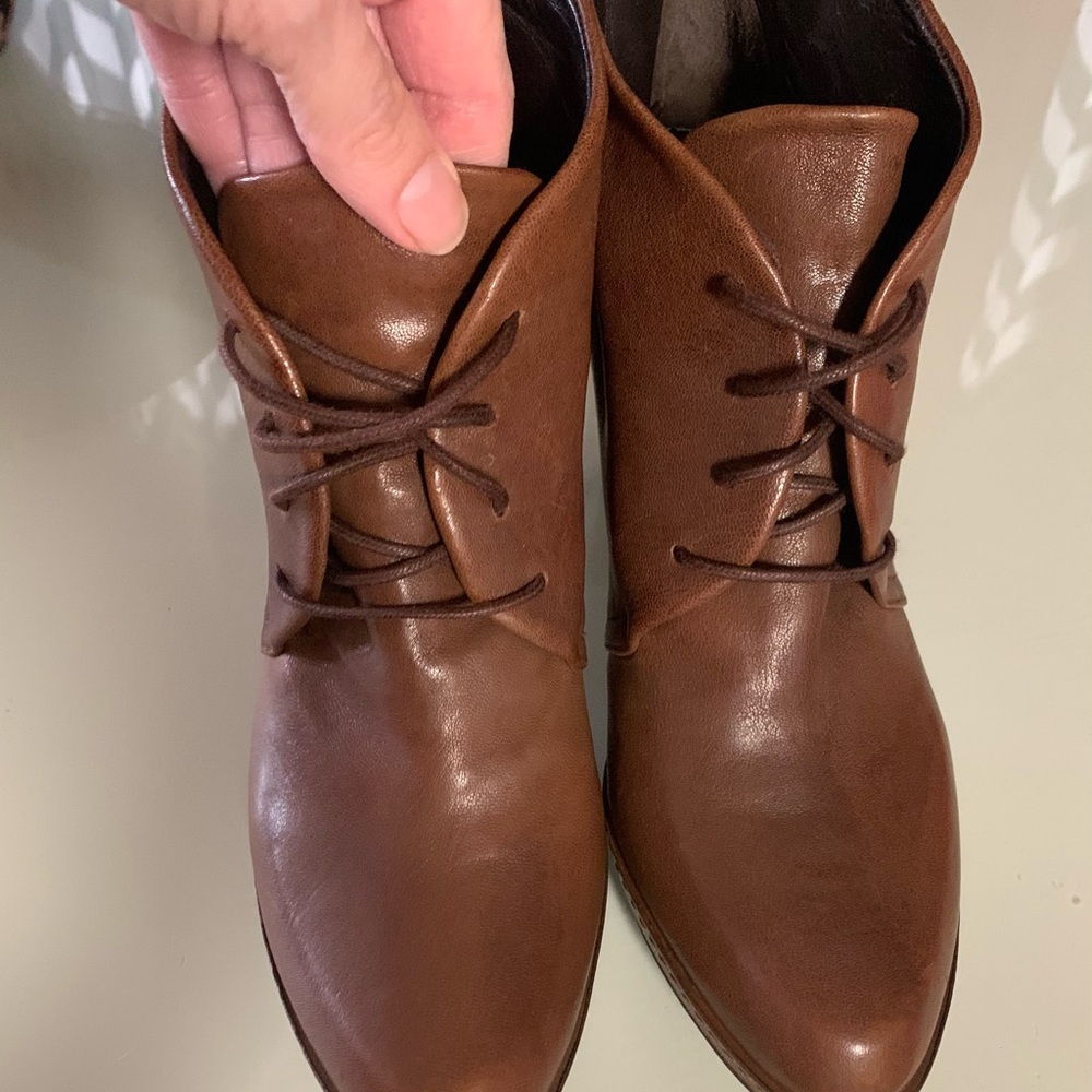 Stewart Weitzman leather ankle boots 9 - Picture 6 of 8